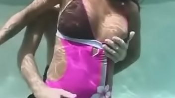 Underwater Cumshot Blowjob Redhead 