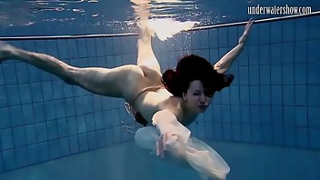 Underwater Brunette Pool Beach Big Tits 